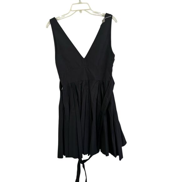 GIOVANNI BEDIN Flare Mini Dress IT42 US6 Medium Pleated Made in Italy NWT $1451 - Picture 4 of 13